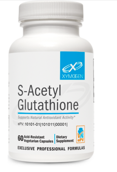 S-Acetyl Glutathione 60 Caps Supports Natural Antioxidant Activity*
