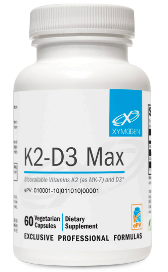 K2-D3 Max  (60 Capsules) - Bioavailable Vitamins K2 (as MK-7) and D3*